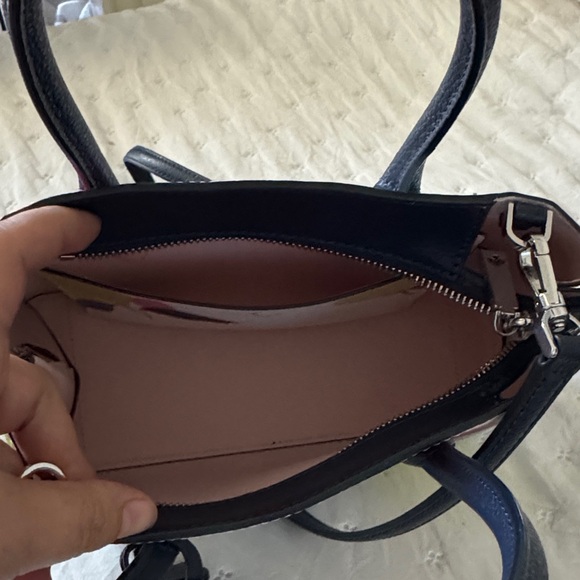 Kate Spade White Satchel with Bold Floral Accents - Picture 2 of 6